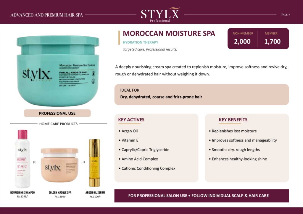Moroccan Moisture Spa hydration therapy - key actives, benefits and price